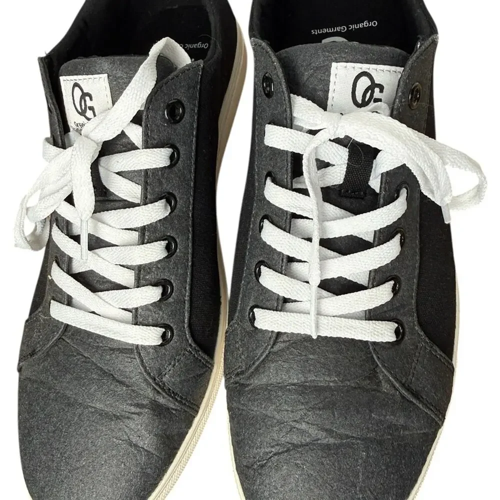 Organic Garments Pineapple Shoes Men’s 11 Eco Friendly Plant Based Hemp Sneakers